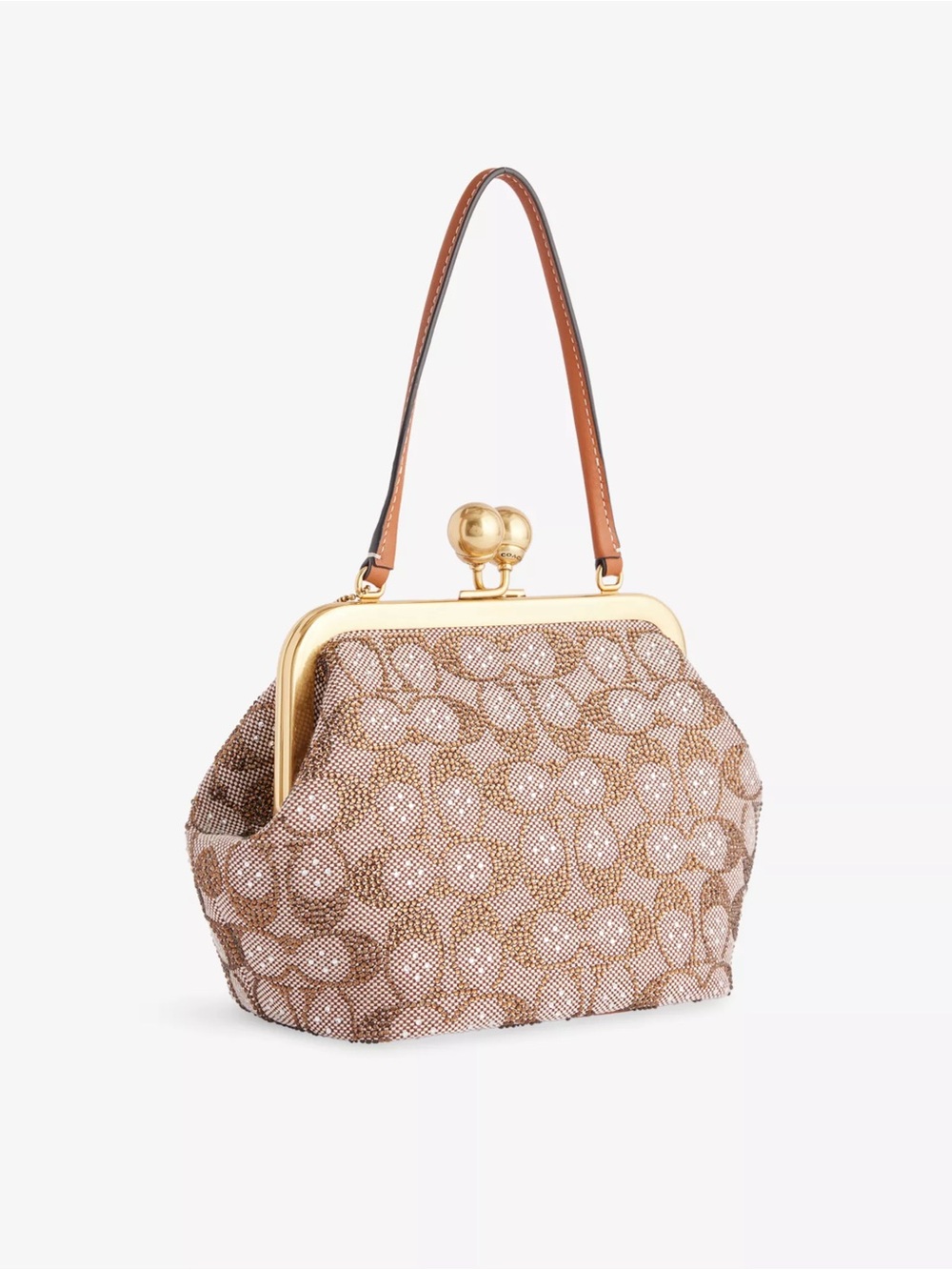 Coach Small Signature Crystal Kisslock - Picture 3 of 6